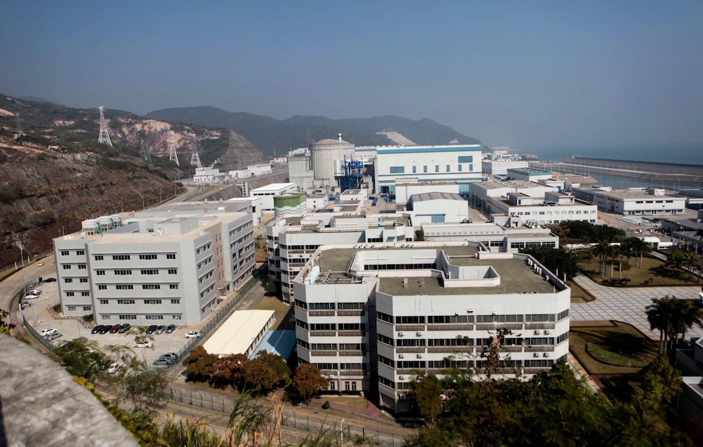  Daya Bay (Dayawan) Nuclear Power Plant in Shenzhen city. 